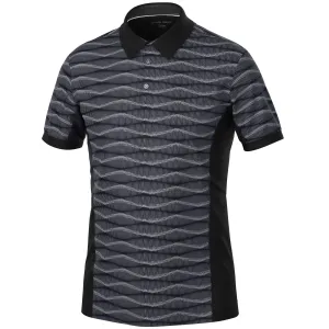 Engineered for Speed Walk with Purpose Galvin Green Merlin Polo Shirt - Black/Sharkskin
