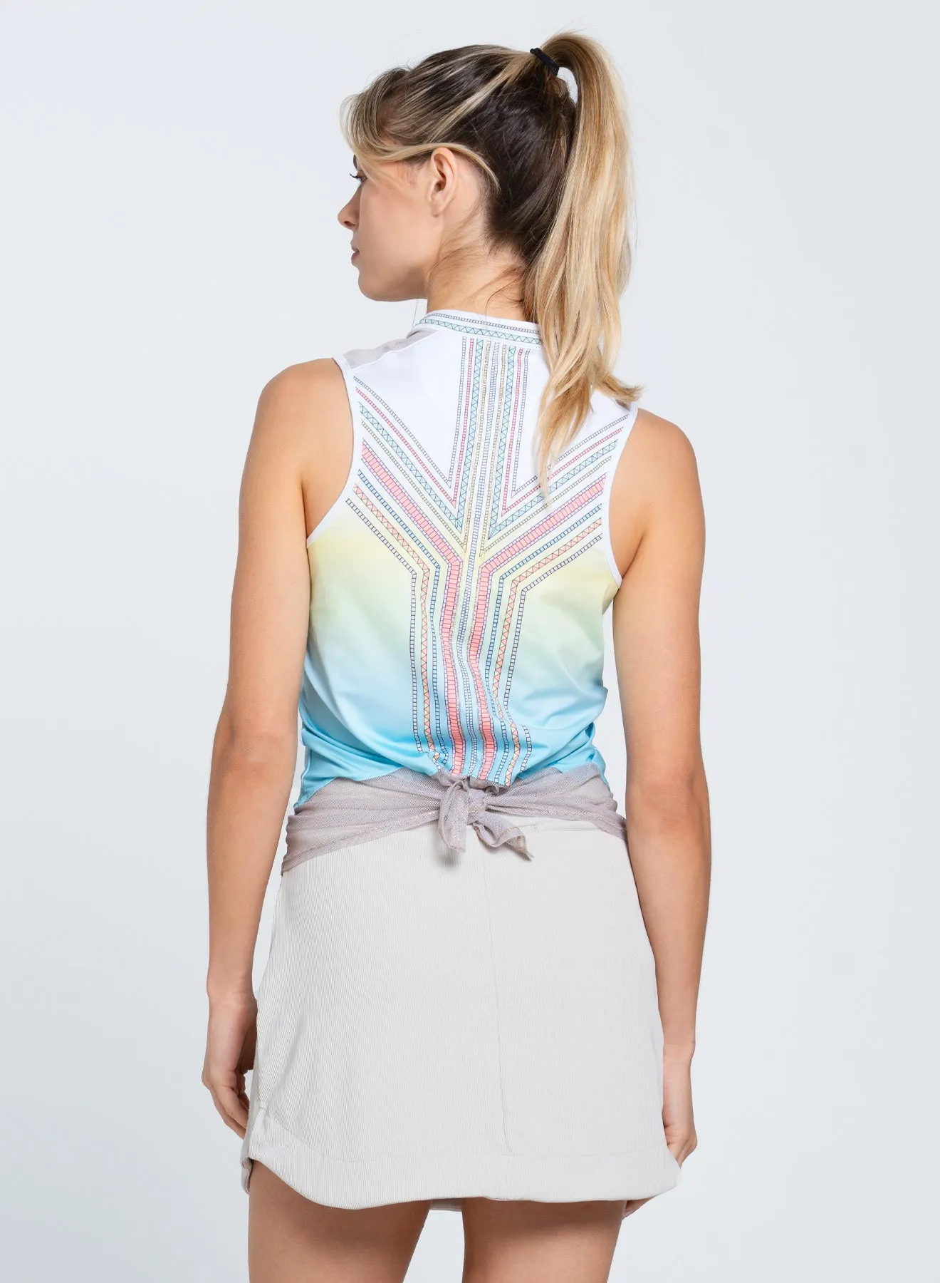 Game-Changer Footwear Lucky Club Tie Back Tank