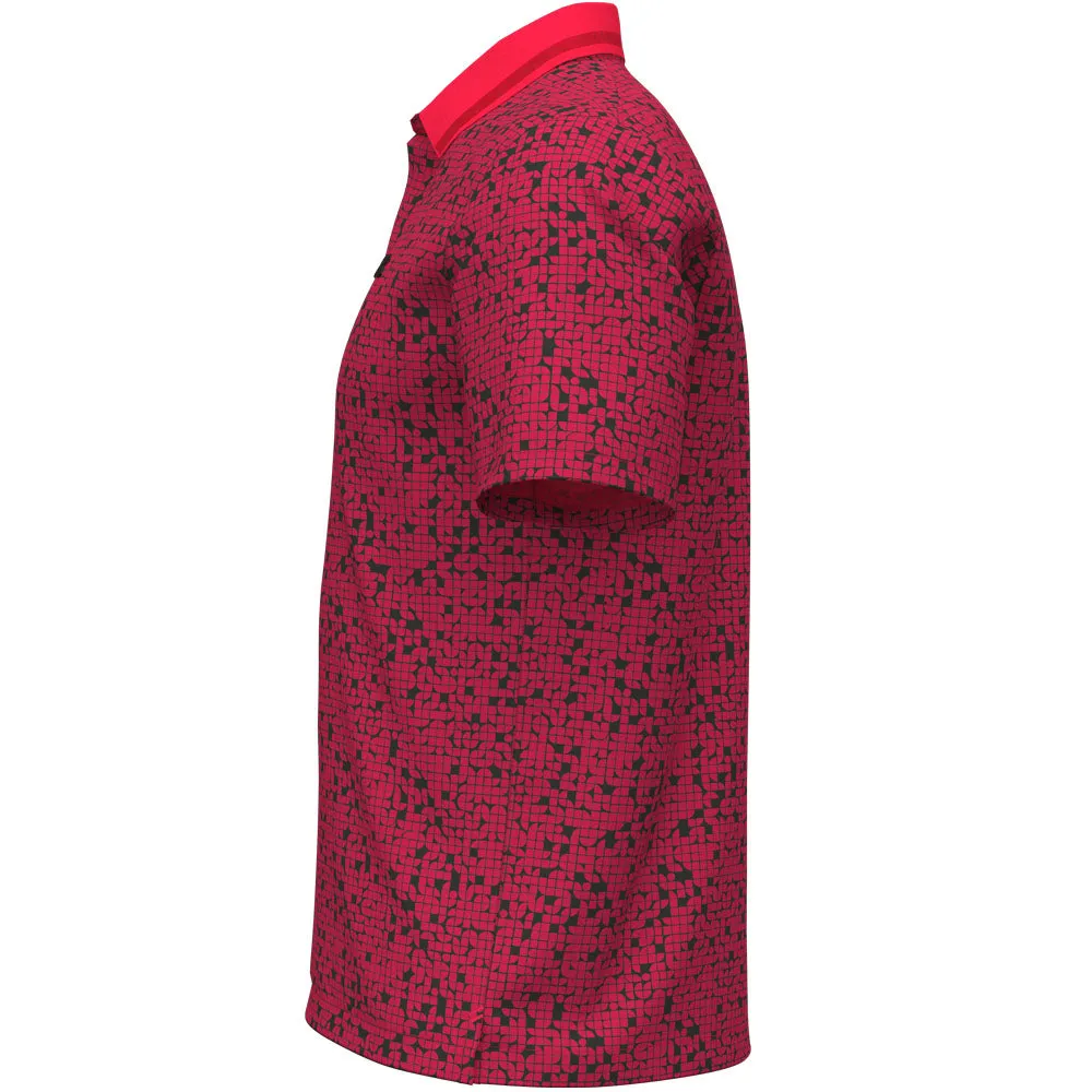 Under Armour Drive Chill Printed Polo Shirt - Racer Red/Black Own Every Step Built for the Bold