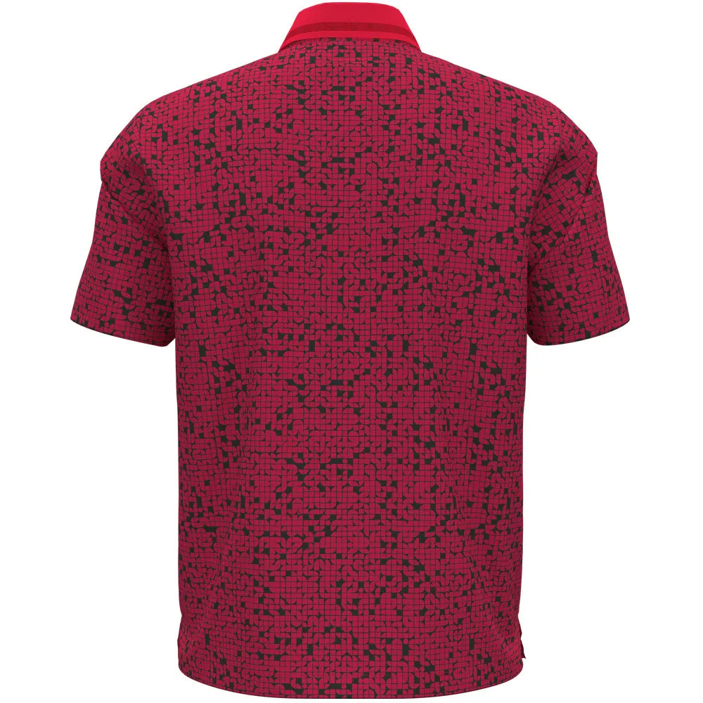 Keep Going Strong Dress from the Feet Up Under Armour Drive Chill Printed Polo Shirt - Racer Red/Black
