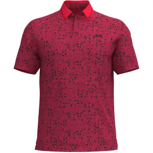 Designed to Dominate Unapologetically You Under Armour Drive Chill Printed Polo Shirt - Racer Red/Black