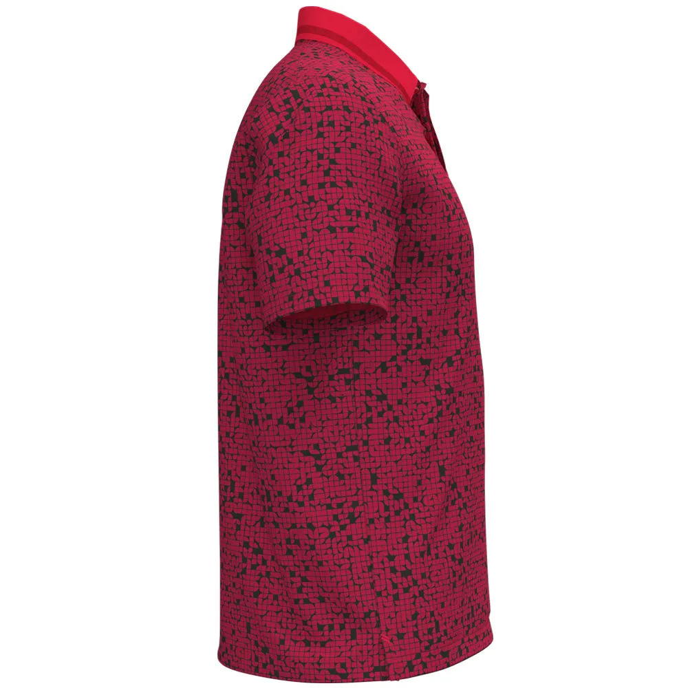 Black Friday Offer Under Armour Drive Chill Printed Polo Shirt - Racer Red/Black