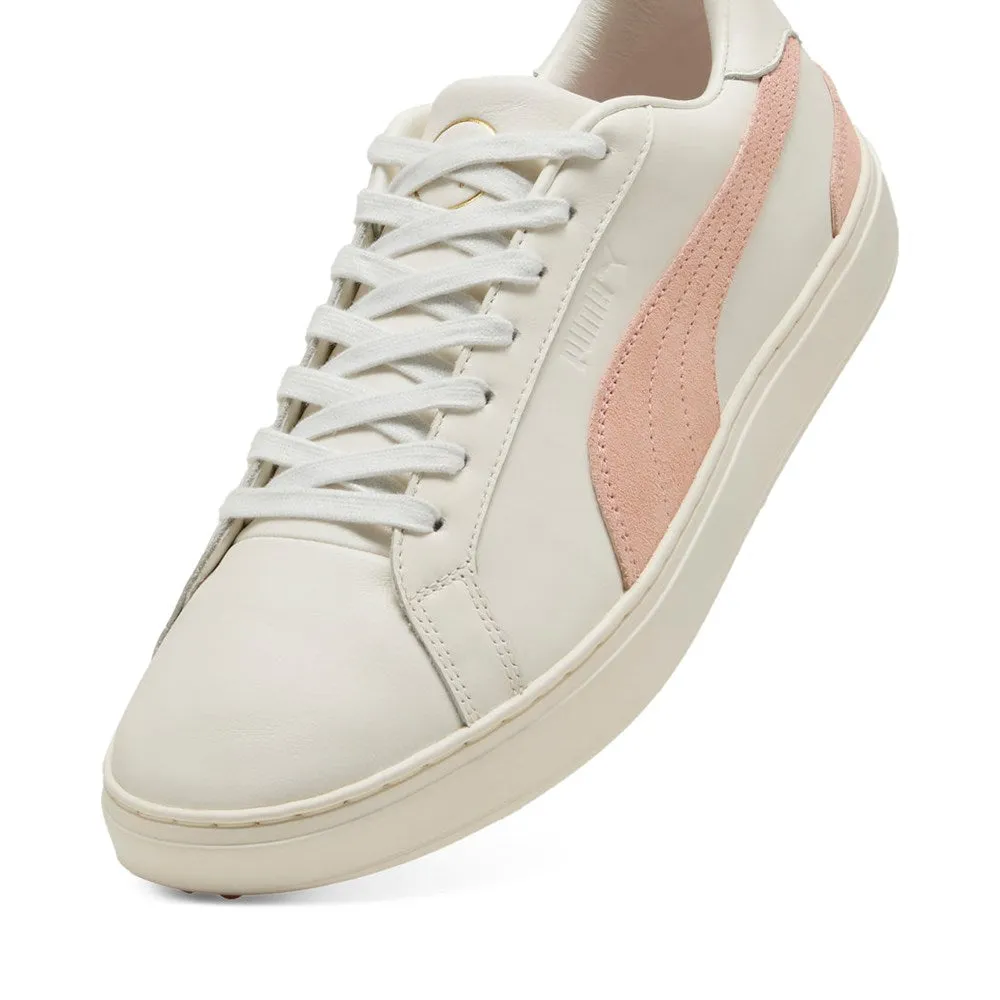 Puma Classic G Peaches Spikeless Golf Shoes - Warm White/Tropical Peach Push Beyond Limits Stride with Confidence