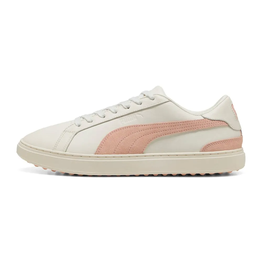 Fearlessly You Puma Classic G Peaches Spikeless Golf Shoes - Warm White/Tropical Peach