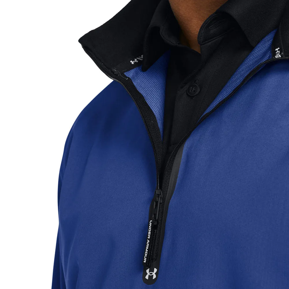 Dare to Lead Under Armour Storm Windstrike 1/2 Zip Sweater - Tech Blue/Black