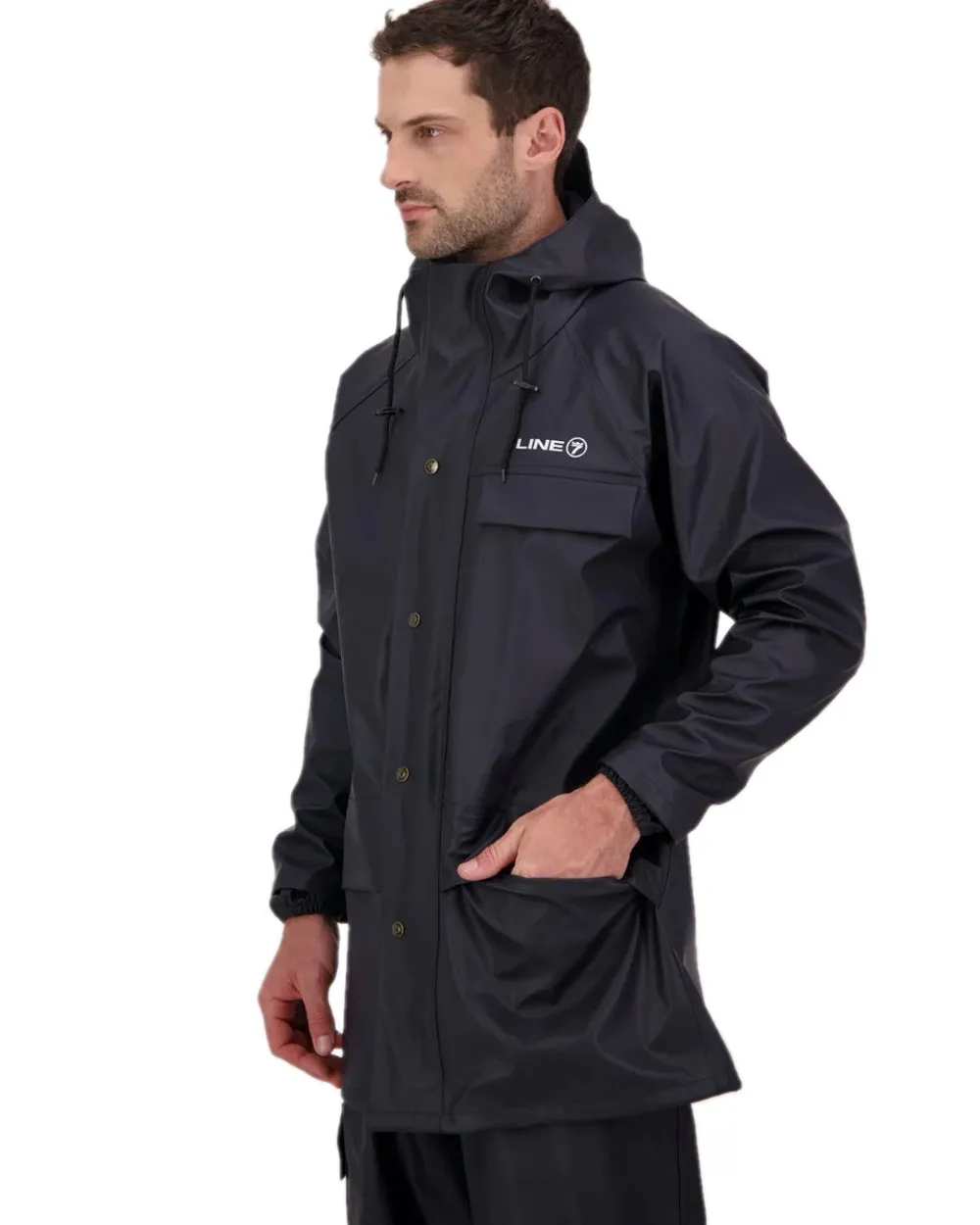 Line 7 Mens Aqua Max Waterproof Jacket Lightweight Rain Jackets