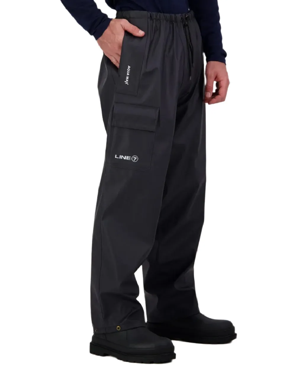 Line 7 Mens Aqua Max Waterproof Overtrouser Heavy Duty Work Pants