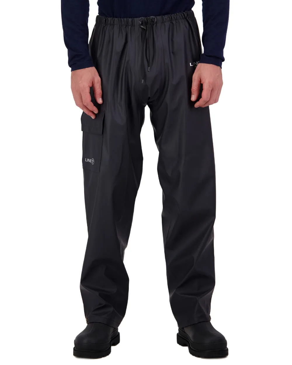 Line 7 Mens Aqua Max Waterproof Overtrouser Hardwearing Work Pants