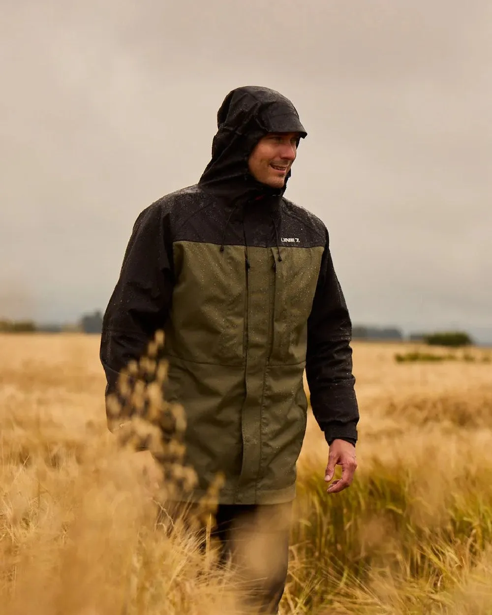Line 7 Mens Territory Storm Pro20 Waterproof Jacket Dog Walking Waterproof Jackets