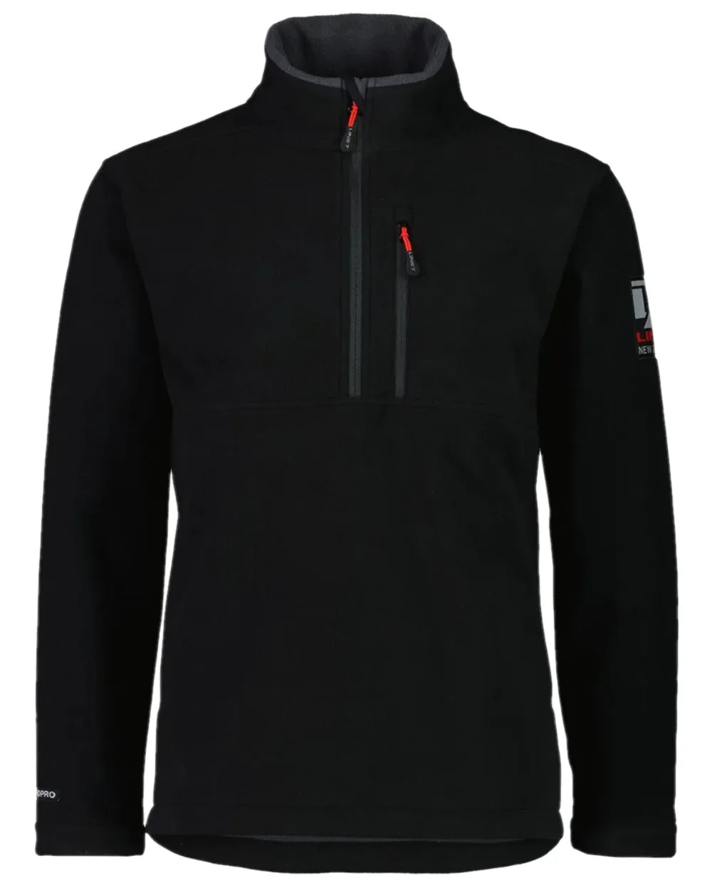 Line 7 Mens Territory Wind Pro Half Zip Fleece Jacket Workwear Fleece Pullovers