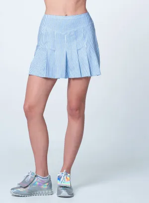 Linen Stripe Skort Born to Stand Out