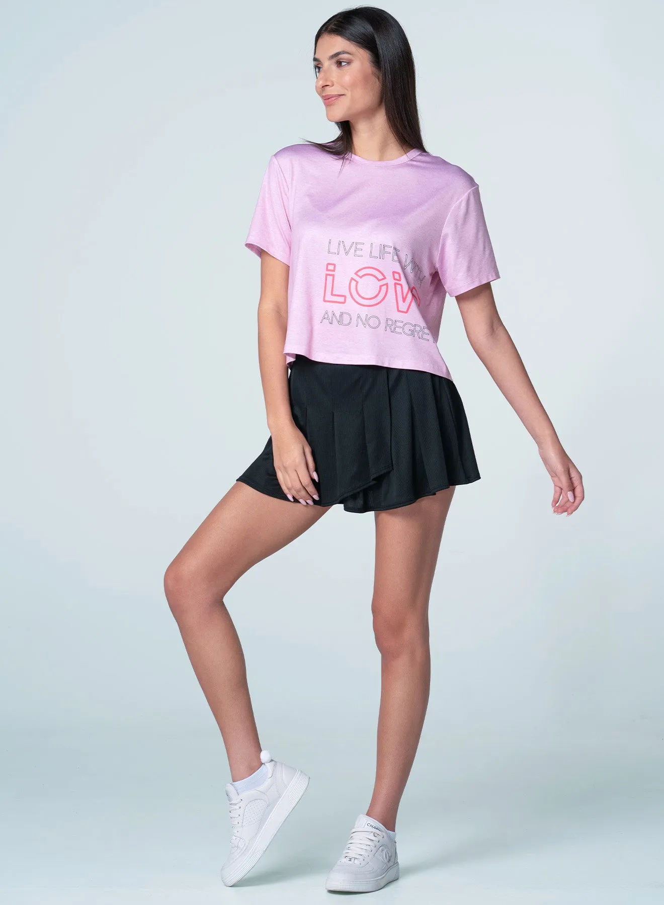Own Every Step Live Life With Love Short Sleeve