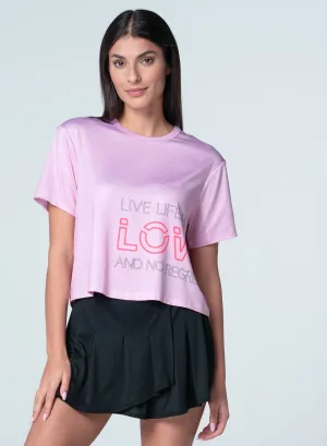 Walk Loud Stride with Confidence Live Life With Love Short Sleeve