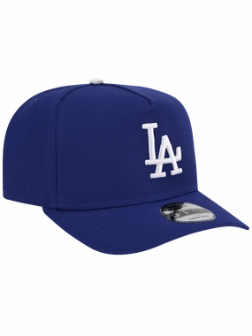 Los Angeles Dodgers New Era MLB Team Pre-Curved 9FIFTY A-Frame Snapback Hat - Blue