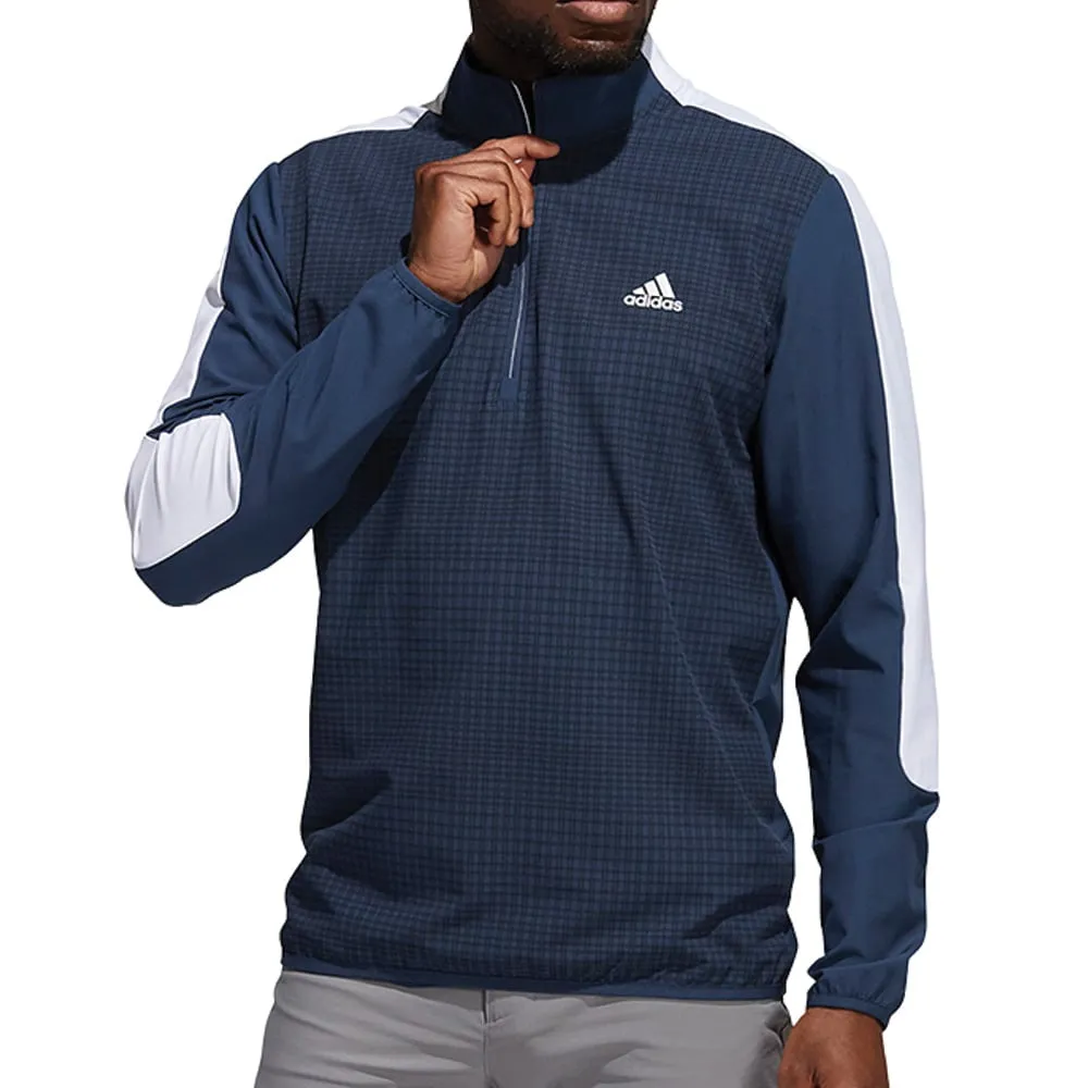 Labor Day Sale Adidas Primegreen Printed Quarter-Zip Sweatshirt - Crew Navy/Black
