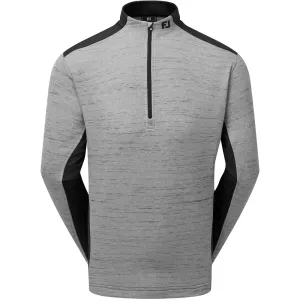 Footjoy Space Dye Thermal 1/4 Zip Chillout - Charcoal/Black Footwear for the Fearless