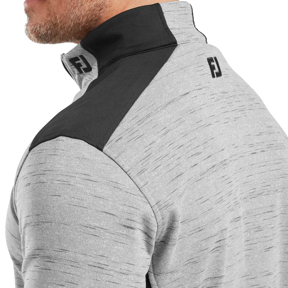 Steal Footjoy Space Dye Thermal 1/4 Zip Chillout - Charcoal/Black