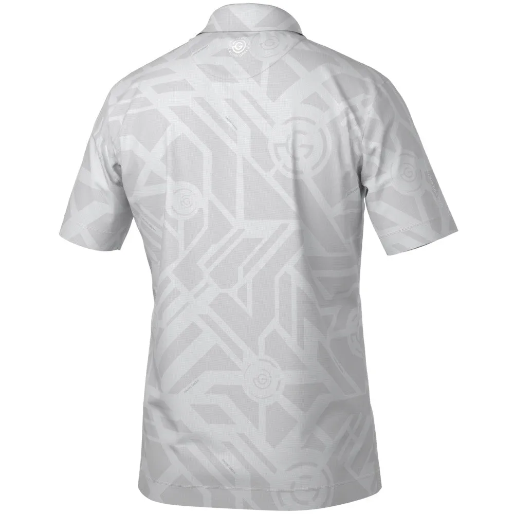 Great Value Empower Your Journey Galvin Green Maze Polo Shirt - Cool Grey
