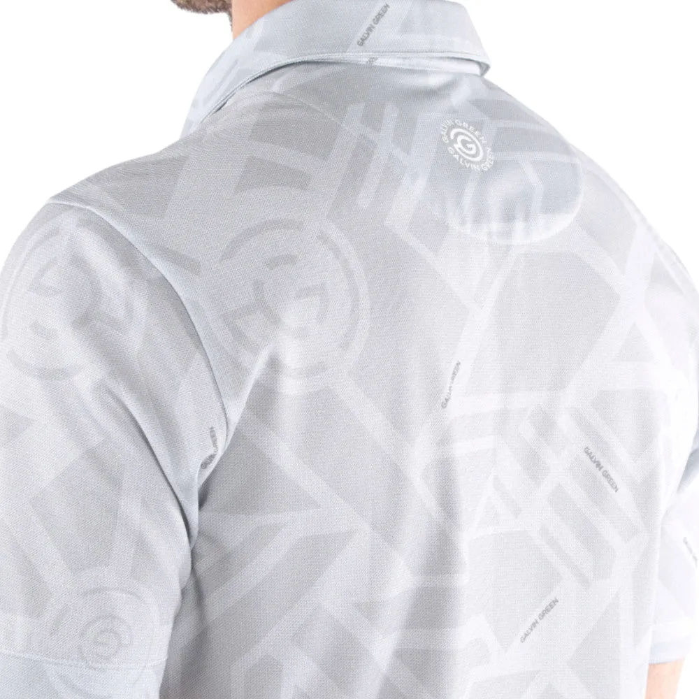 Great Value Holiday Sale Galvin Green Maze Polo Shirt - Cool Grey