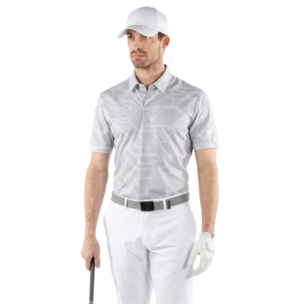 Born to Stand Out President's Day Sale Galvin Green Maze Polo Shirt - Cool Grey