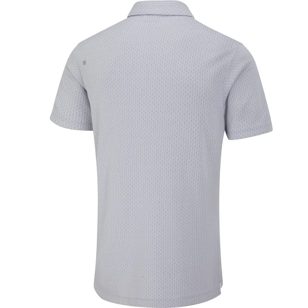 Ping Hershel Polo Shirt - Silver Multi Walk with Purpose
