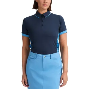 Game-Changer Footwear Break Boundaries Rohnisch Women'S Ultra Viola Uv Short Sleeve Golf Shirt - Navy