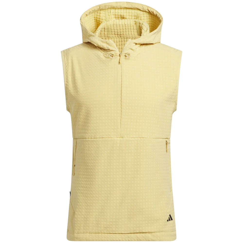 Stride with Confidence Flash Sale Adidas Ultimate365 Tour Wind.Rdy 1/2 Zip Vest - Oat