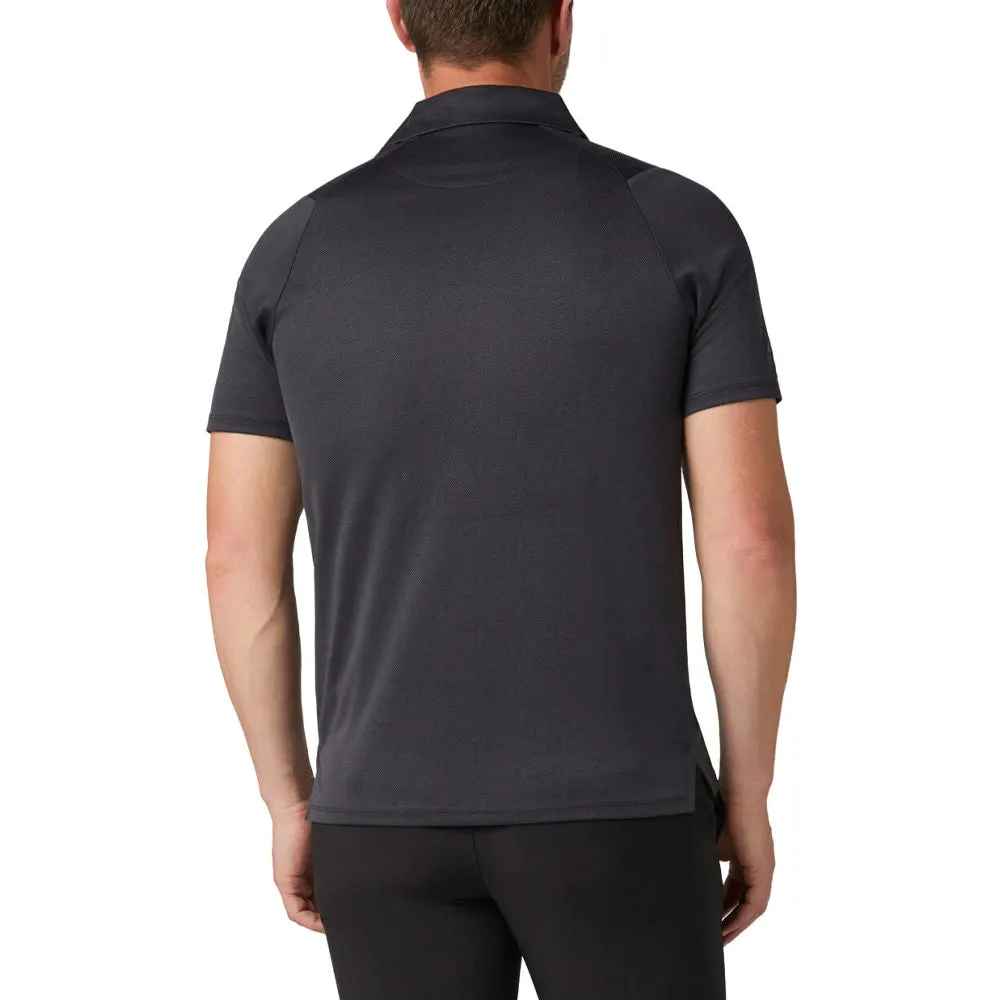 Easter Sale Command Attention Callaway Chev Twill Jacquard Polo Shirt - Caviar