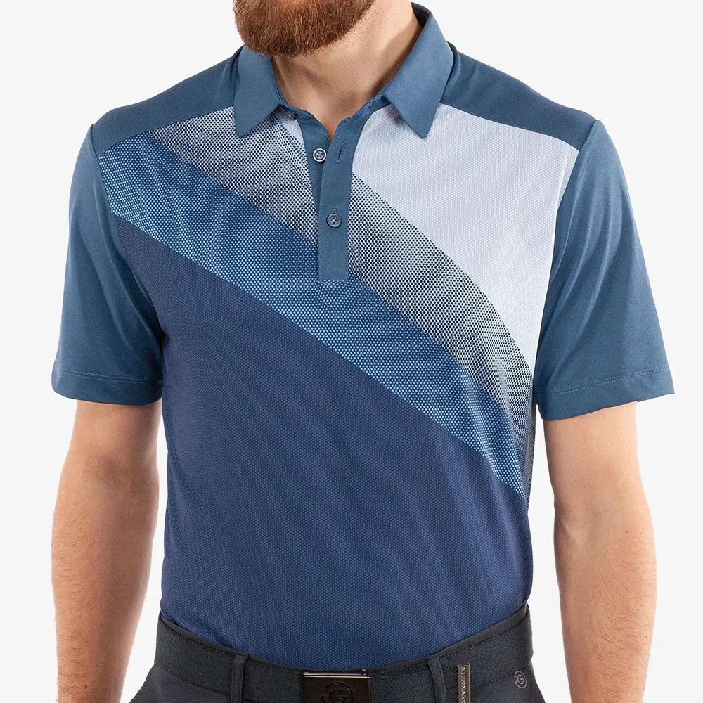 Galvin Green Macoy Polo Shirt - Navy/Alaskan Blue Spring Sale Move Beyond Ordinary