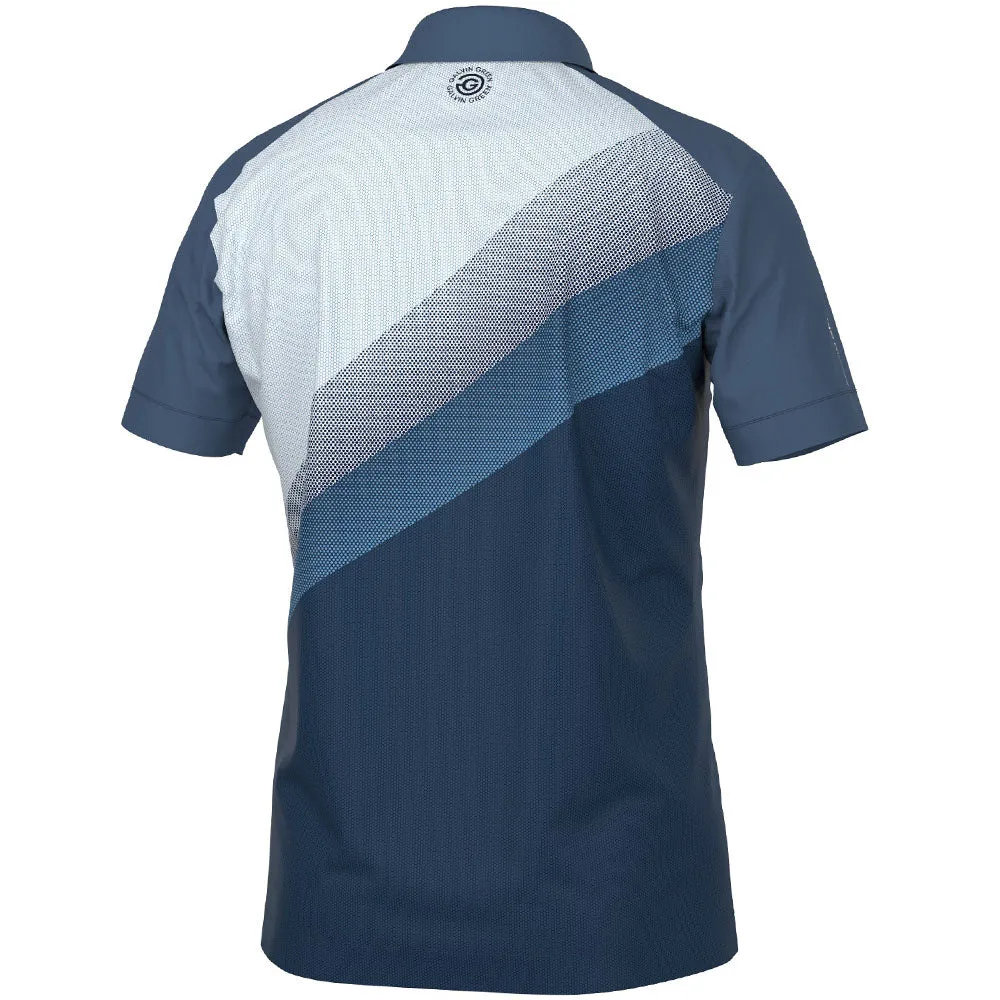 Galvin Green Macoy Polo Shirt - Navy/Alaskan Blue Back To School Sale Bring the Heat