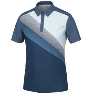 Galvin Green Macoy Polo Shirt - Navy/Alaskan Blue Power Every Step