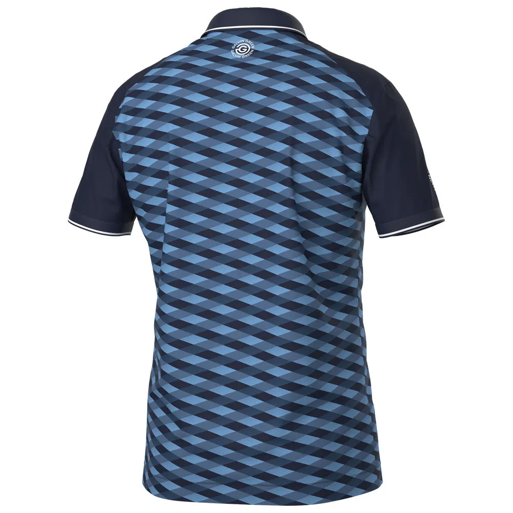 Galvin Green Marlon Polo Shirt - Navy/Moonlight Blue Built for the Bold