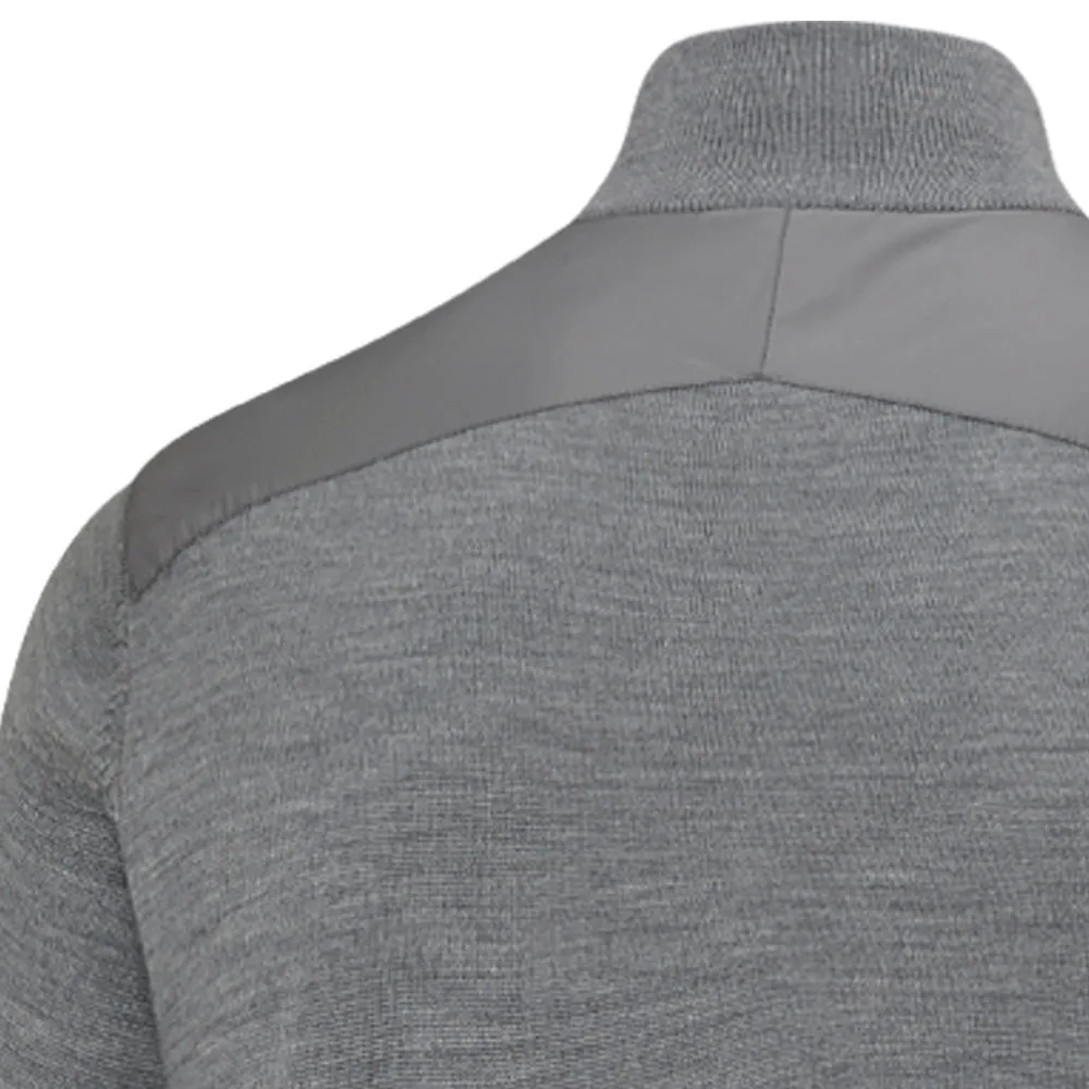 Ping Connell 1/4 Zip Pullover - French Grey Marl Born to Stand Out