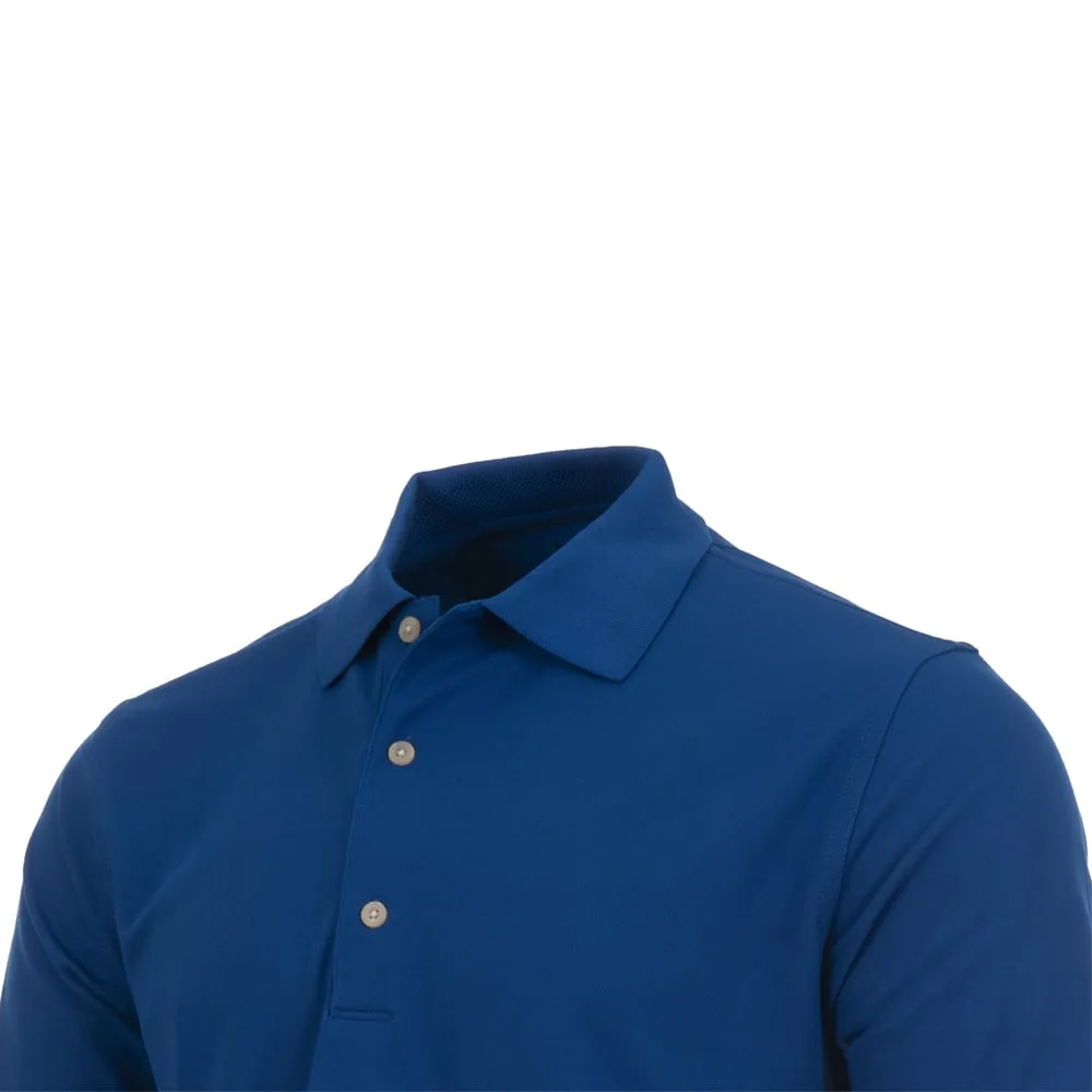 Own the Vibe Break Boundaries Greg Norman By Proquip Performance Micro Pique Polo Shirt - Maritime