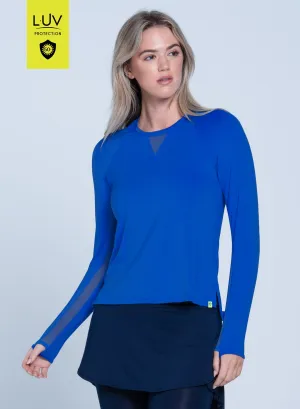 High Low Breezy Long Sleeve Gear Up and Go Hit Your Next Level