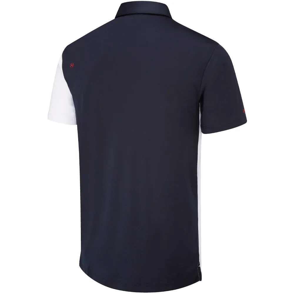 Back To School Sale Style Meets Power Ping Mack Sensorcool Polo Shirt - White/Navy