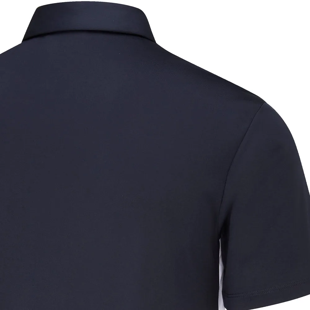 Ping Mack Sensorcool Polo Shirt - White/Navy Gear Up and Go Dare to Lead