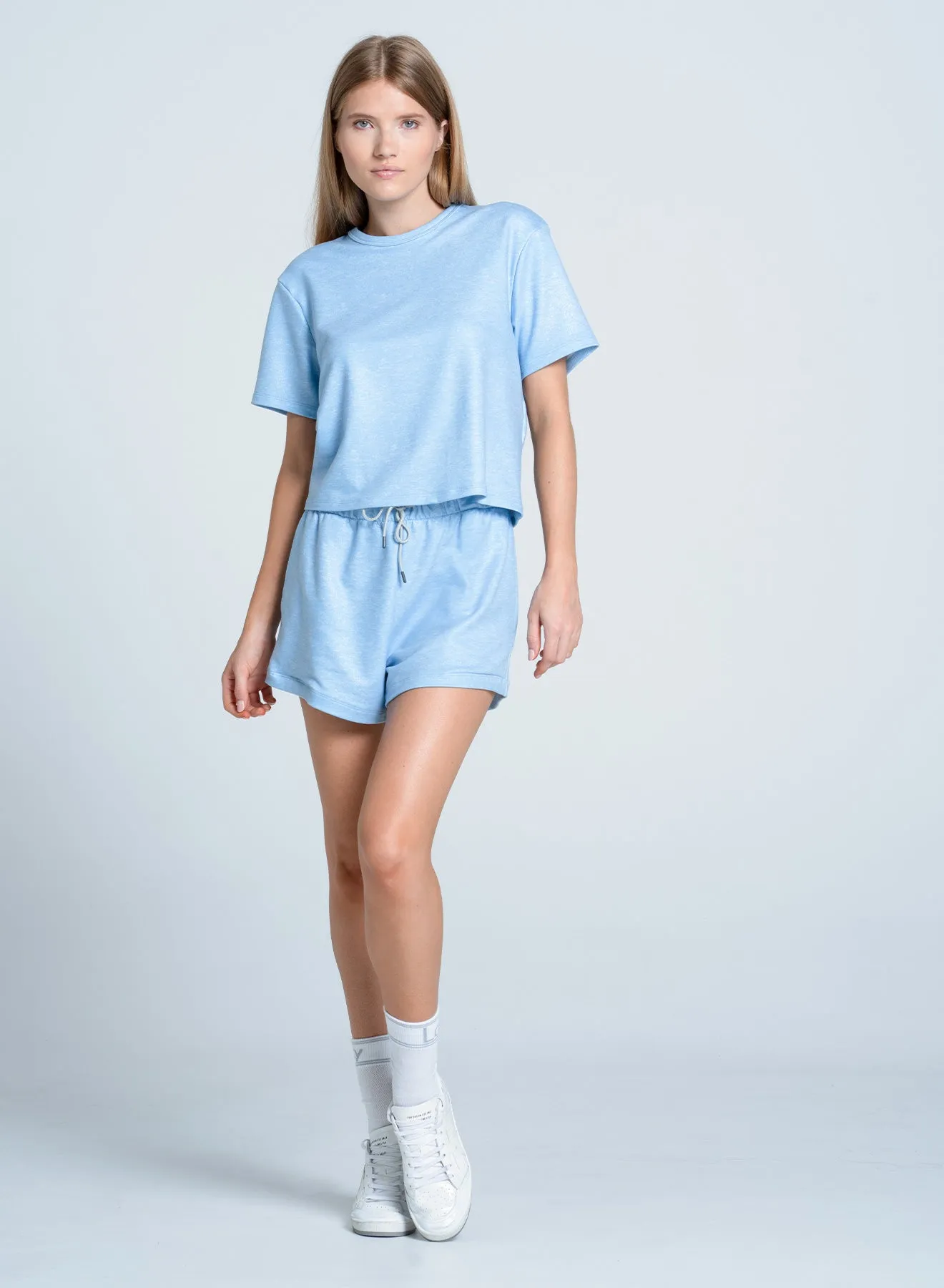 Renew Heather Short Sleeve Game-Changer Footwear Christmas Day Sale