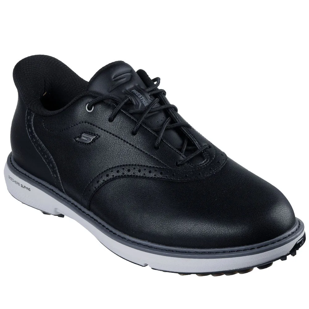 Fearlessly You Mother's Day Sale Skechers Go Golf Prestige Spikeless Waterproof Shoes - Black