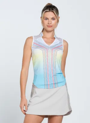 Lucky Club Tie Back Tank Own the Streets Designed to Dominate