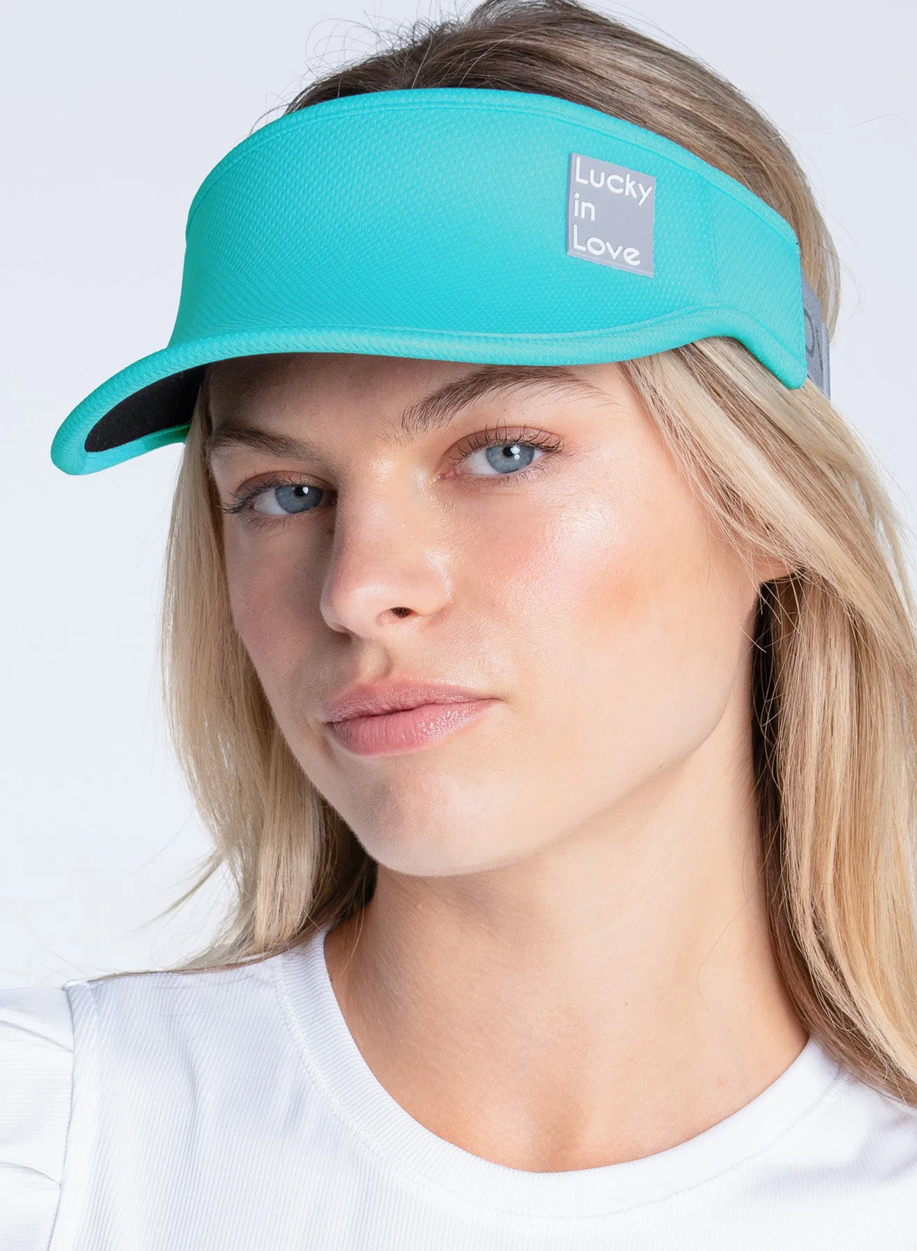 Sweetest Day Sale Built to Move You Lucky Logo Stretch Visor