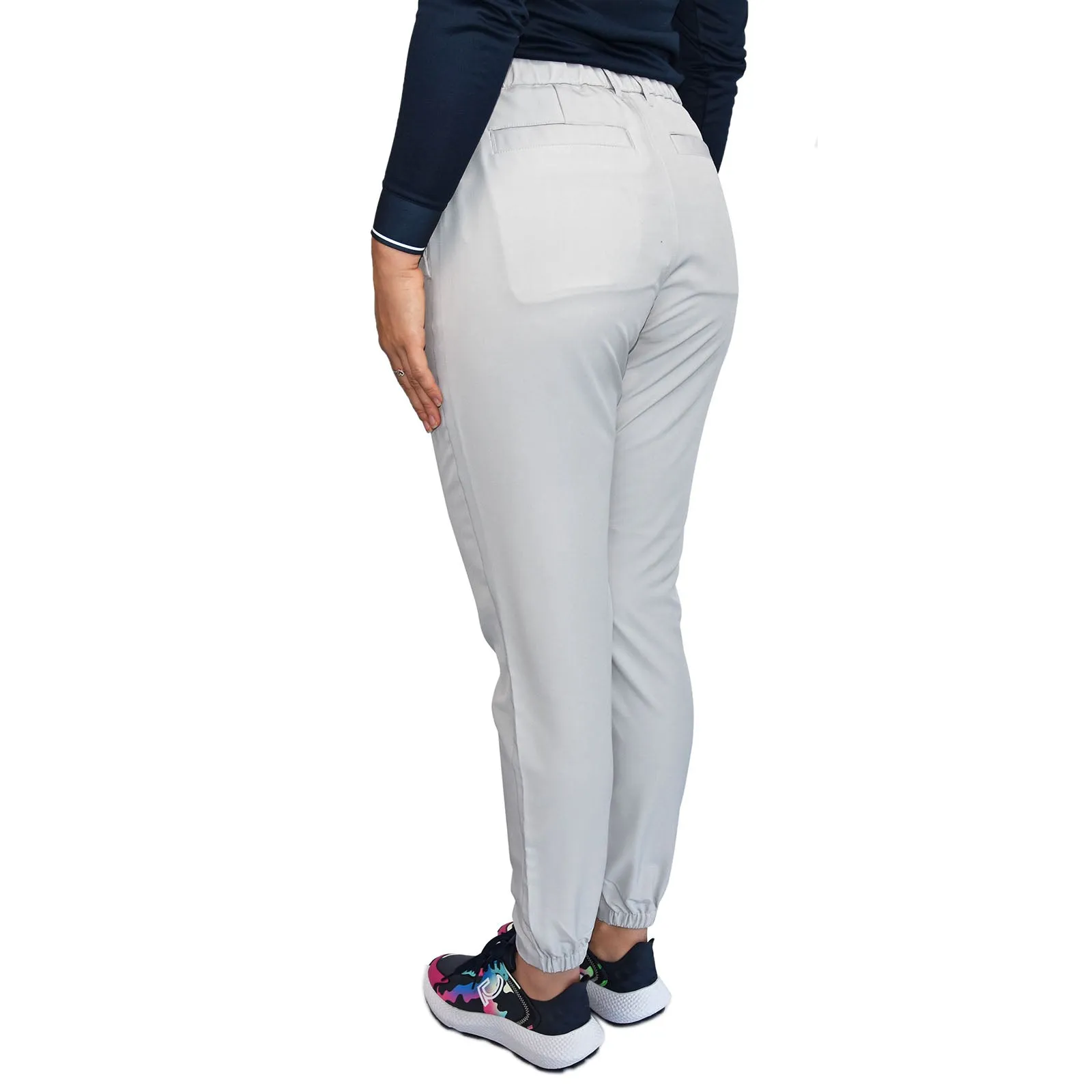 Lyle & Scott Women'S The Laura Golf Pants - Pebble Halloween Sale Father's Day Sale