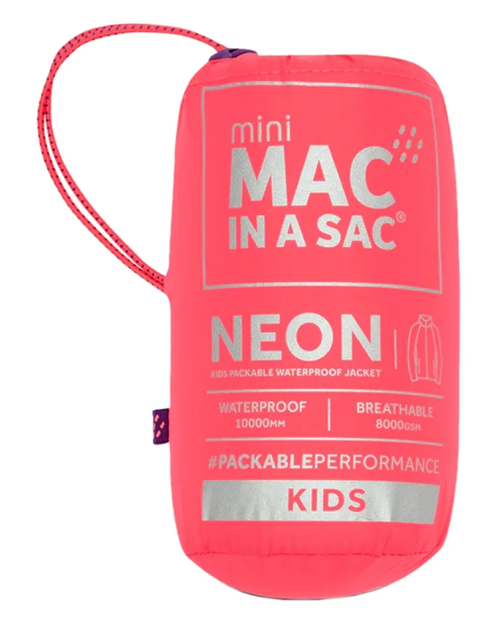 Mac In A Sac Mini Origin Neon Packable Waterproof Jacket Hiking Waterproof Jackets