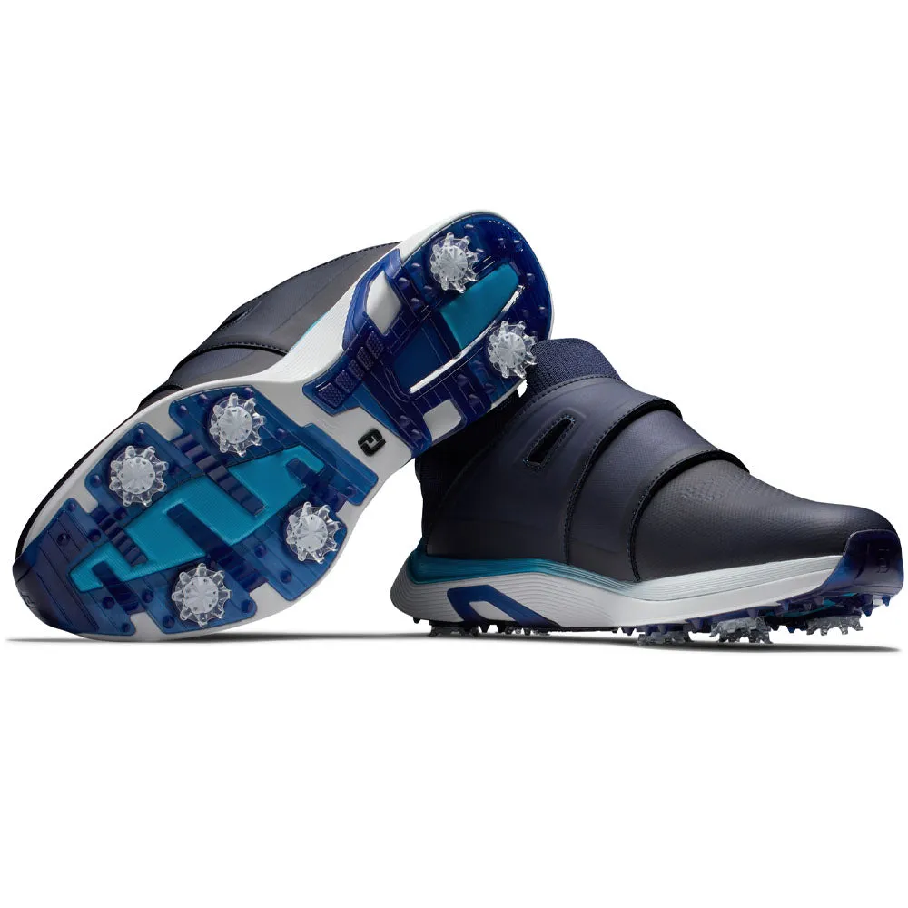 Footjoy Hyperflex Boa Spiked Waterproof Shoes - Navy/Blue/White Big Savings