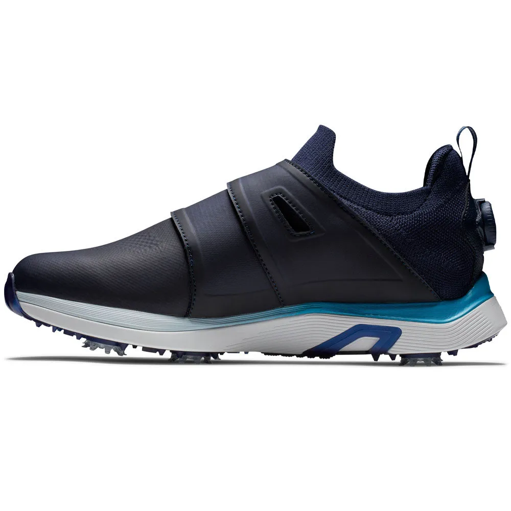 Footjoy Hyperflex Boa Spiked Waterproof Shoes - Navy/Blue/White Big Savings Sweetest Day Sale