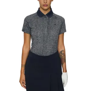 Special Offer J.Lindeberg Women'S Minnie Golf Polo Shirt - Navy Melange