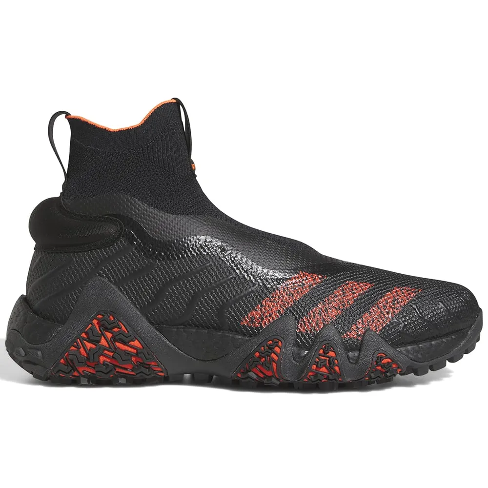 Adidas Codechaos Laceless Spikeless Waterproof Shoes - Core Black/Semi Solar Red/Grey Four Stride with Confidence