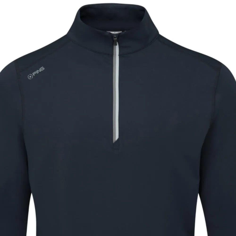 Chase What Moves You Ping Latham 1/2 Zip Pullover - Navy