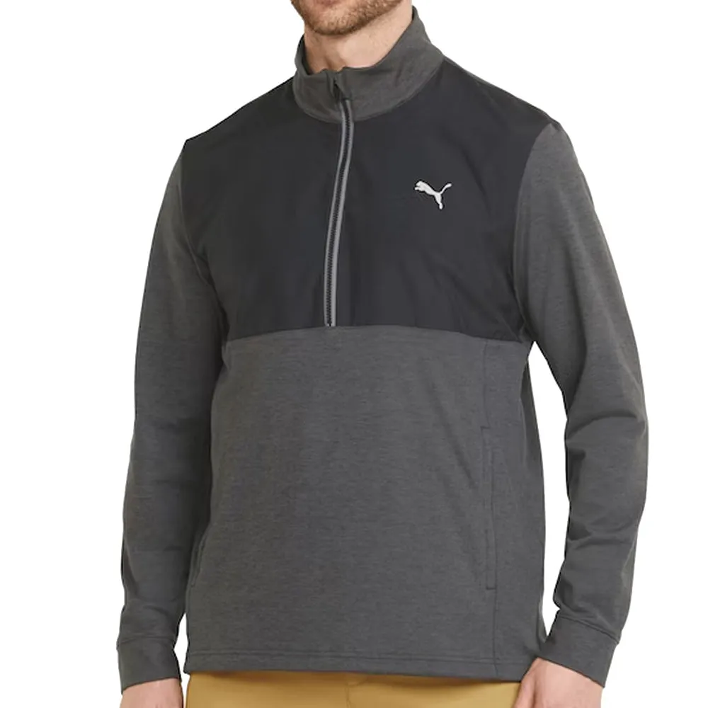 Puma Cloudspun Wrmlbl 1/4 Zip Jacket - Black Father's Day Sale Black Friday Sale
