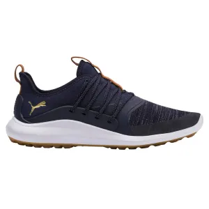 Puma Ignite Nxt Solelace Spikeless Waterproof Shoes - Peacoat/Gold Back To School Sale